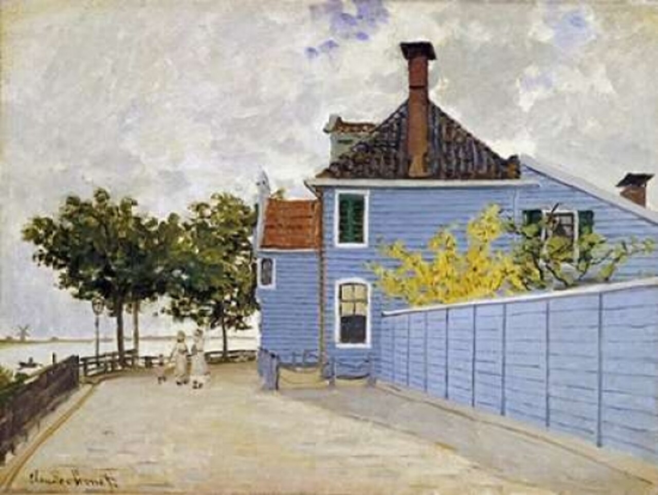 The Blue House Zaandam Poster Print by Claude Monet - Item # VARPDX265251